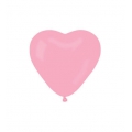 25 ballons baudruche coeur rose 30 cm de diamètre
