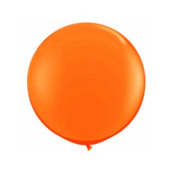 Métaliisé orange rond 40 cm poche de 5