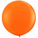 Métaliisé orange rond 40 cm poche de 5