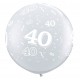 40 CRISTAL TRANSPARENT 90 cm Ø Qualatex