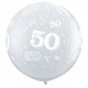 50 cristal transparent 90 cm Ø qualatex