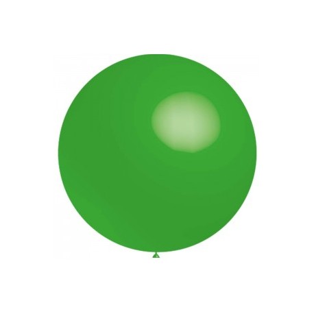 vert opaque rond 40 cm poche de 5