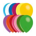 multicouleur opaque 35 cm POCHE DE 25 BALLONS