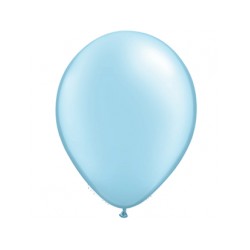 METAL bleu ciel 35 cm POCHE DE 25 BALLONS