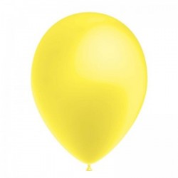 METAL JAUNE CITRON 35 cm POCHE 25 BALLONS