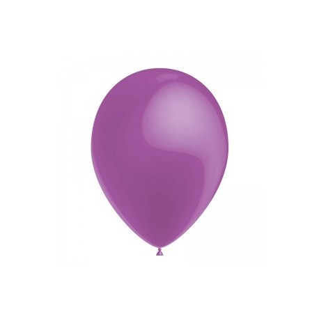 METAL VIOLET 35 cm POCHE 25 BALLONS