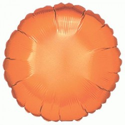couleur orange ballons mylar 45 cm de diamètre