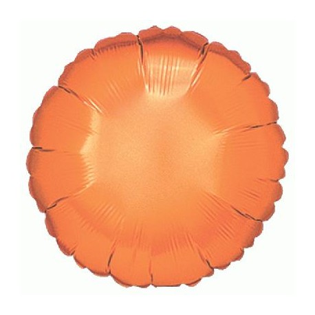 couleur orange ballons mylar 45 cm de diamètre