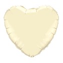 ballons coeur ivoire 90 cm matière mylar 