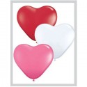 6 COEUR AMOUR 40 cm GAMME BALLONS PLUS