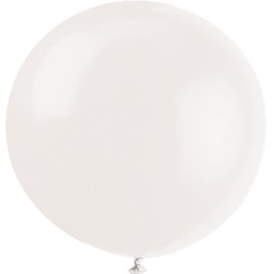 1 ballon baudruche 140 cm de diamètre blanc