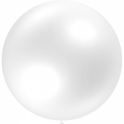 1 ballon transparent standard 60cm