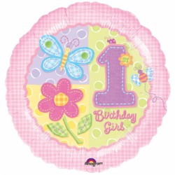 ° 1er anniversaire fille happy birthday