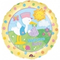 cigogne Welcome baby ballon mylar