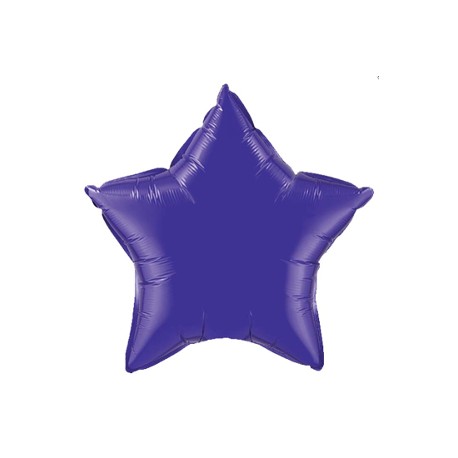  étoile mylar violet 45 cm 