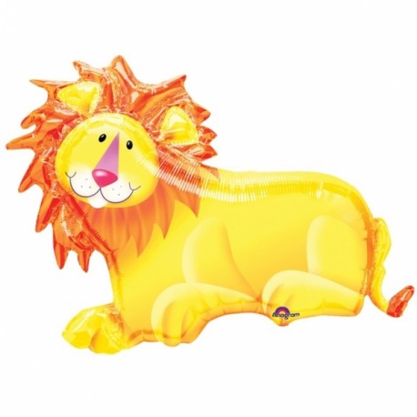 Lion ballon métal 89 cm *64 cm