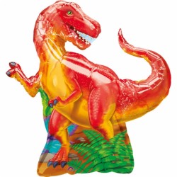 dinosaure ballon mylar 74*79 cm non gonflé