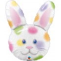 Tête de lapin couleur 86 cm 