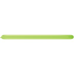 100 ballons qualatex 260 carnaval opaque vert clair 