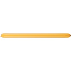100 ballons qualatex 260 mode jaune d'or 