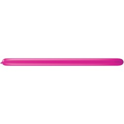 100 ballons cristal jewel magenta 260 qualatex 