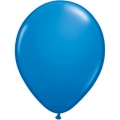 100 ballons qualatex 28 cm opaque bleu foncé