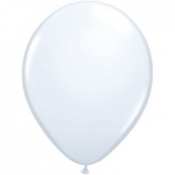 100 ballons qualatex 28 cm opaque blanc