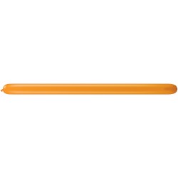 qualatex 350 transparent mandarine orange poche de 25