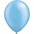100 ballons qualatex 28 cm perlé bleu azure