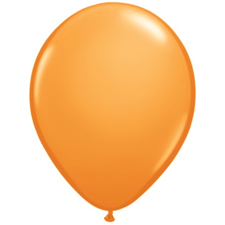 100 ballons qualatex 28 cm opaque orange