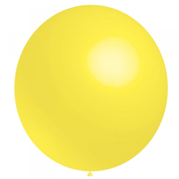 1 ballon baudruche 140 cm de diamètre jaune