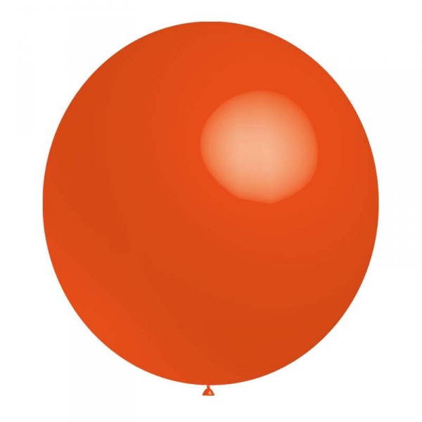 1 ballon baudruche 140 cm de diamètre orange