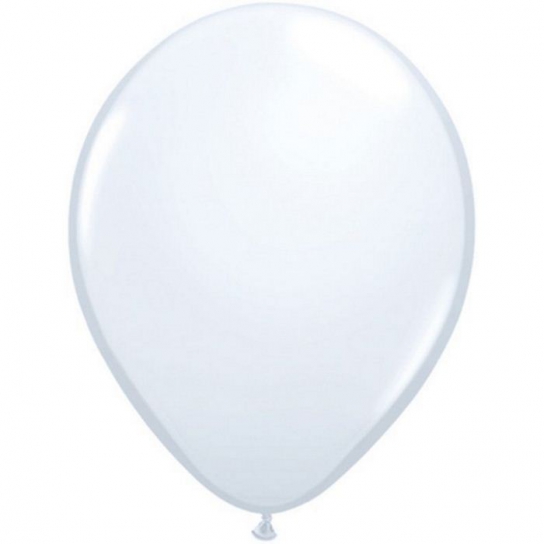 50 Ballons White 40cm