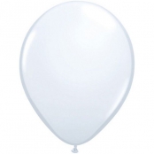 50 Ballons White 40cm