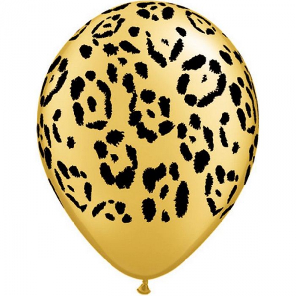 peau de léopard imprimé ballons baudruche