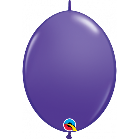 50 Ballons qualatex quick link 30 cm purple violet