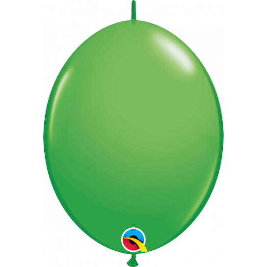 50 Ballons qualatex quick link 30 cm vert printemps