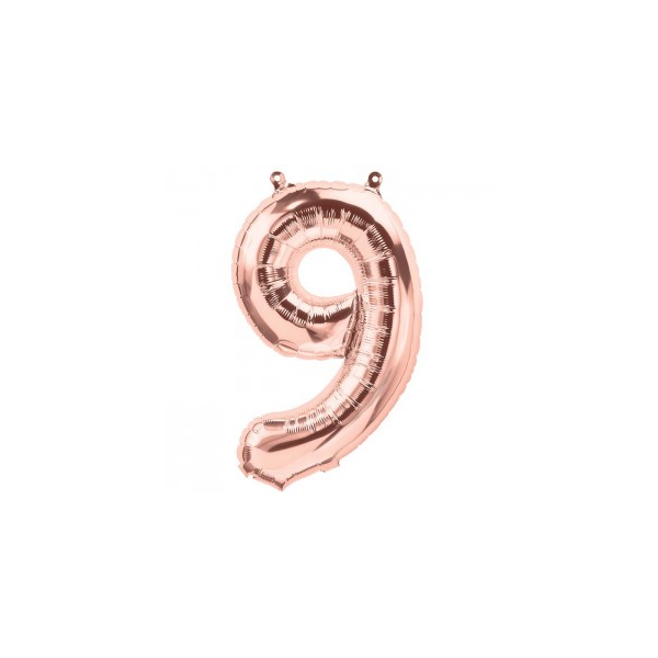 9 chiffre 41 cm rose gold