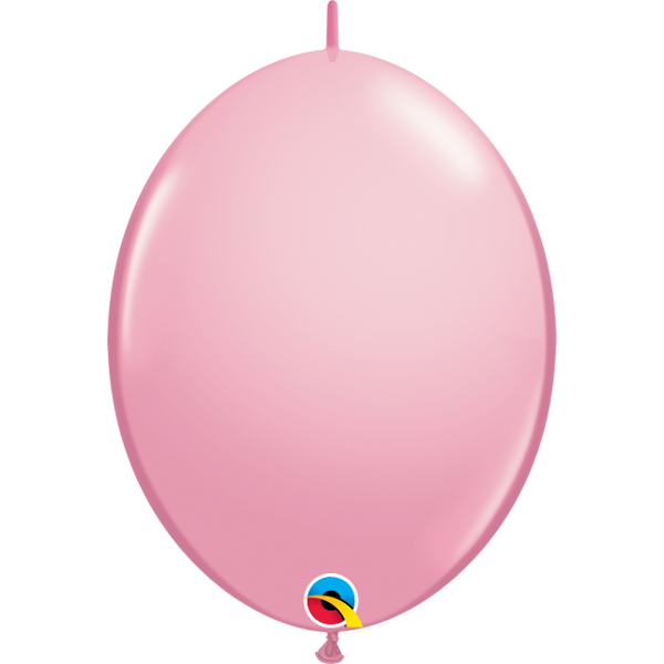 50 Ballons Pink 30 CM DOUBLE ATTACHE QUALATEX