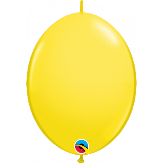 50 Ballons qualatex quick link 30 cm jaune