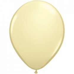 100 ballons qualatex 28 cm couleurs ivoire