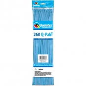 50 ballons néon blue 260q