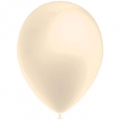 100 ballons Ivoire ballons métallisé nacré 25cm