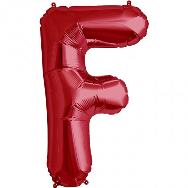 F lettre 75 cm ROUGE