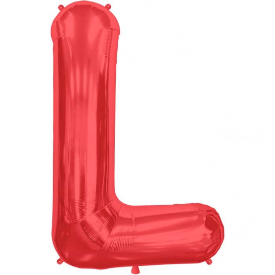 L lettre 75 cm ROUGE