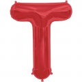 T lettre 75 cm ROUGE