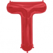 T lettre 75 cm ROUGE