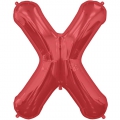 X lettre 75 cm ROUGE