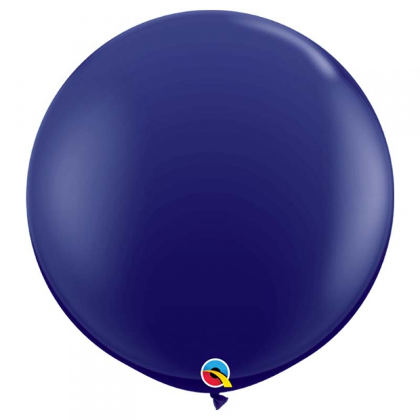 Gros ballon 20cm coquillage bleu