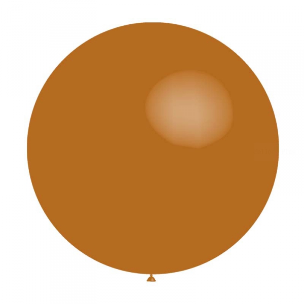 1 ballon baudruche 90 cm marron